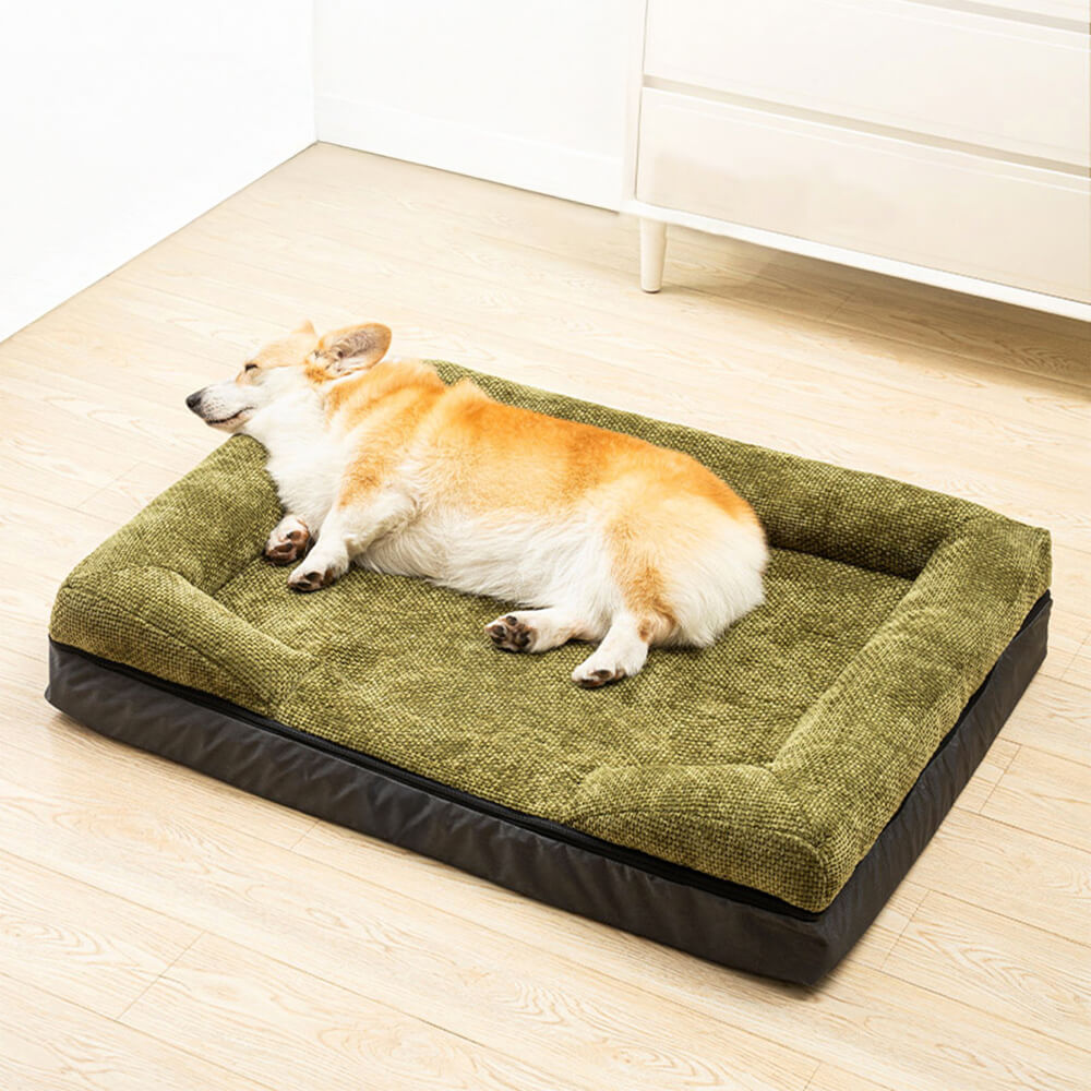Letto per cane e gatto spazioso, accogliente, resistente, ortopedico e lavabile.