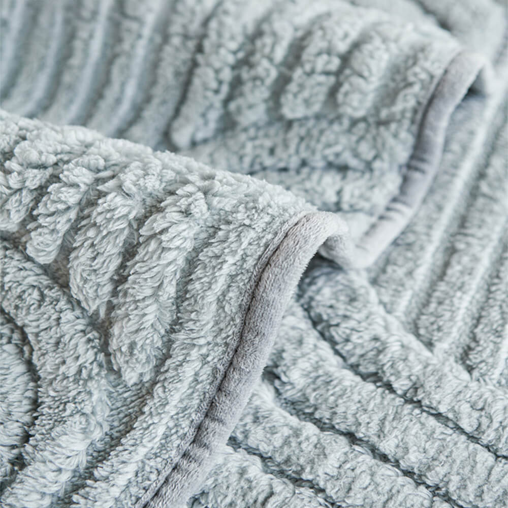 Copertura per divano in morbido peluche geometrico moderno, antiscivolo