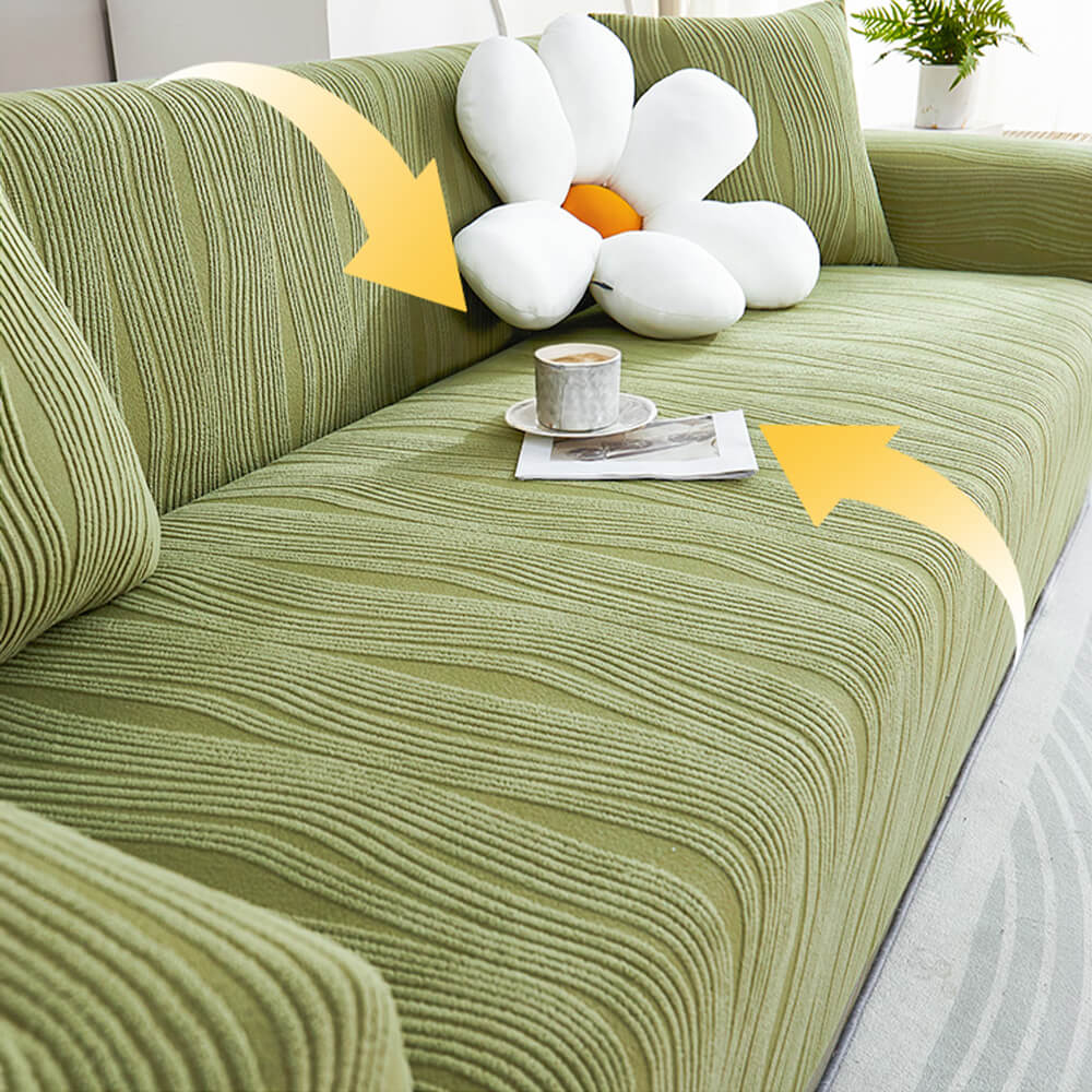 Copertura per divano anti-graffi in jacquard stretch a copertura totale