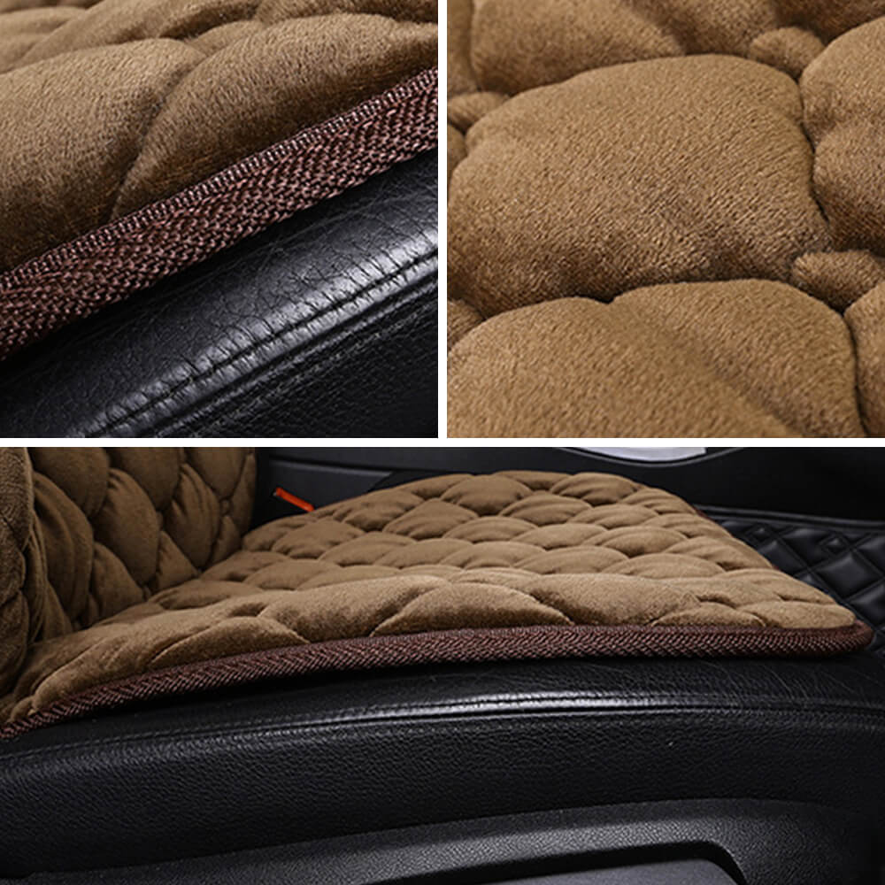 Cuscino per sedile auto di lusso in peluche caldo e spesso