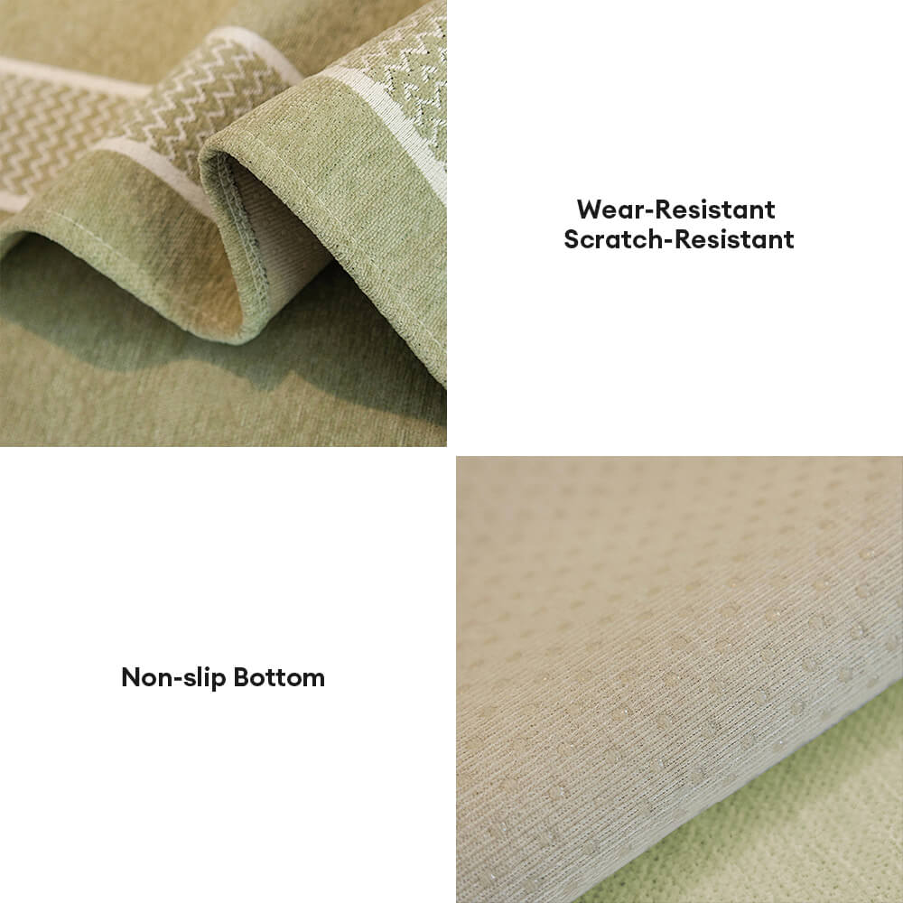 Copertura per divano in chenille jacquard con design a bordo largo resistente ai graffi