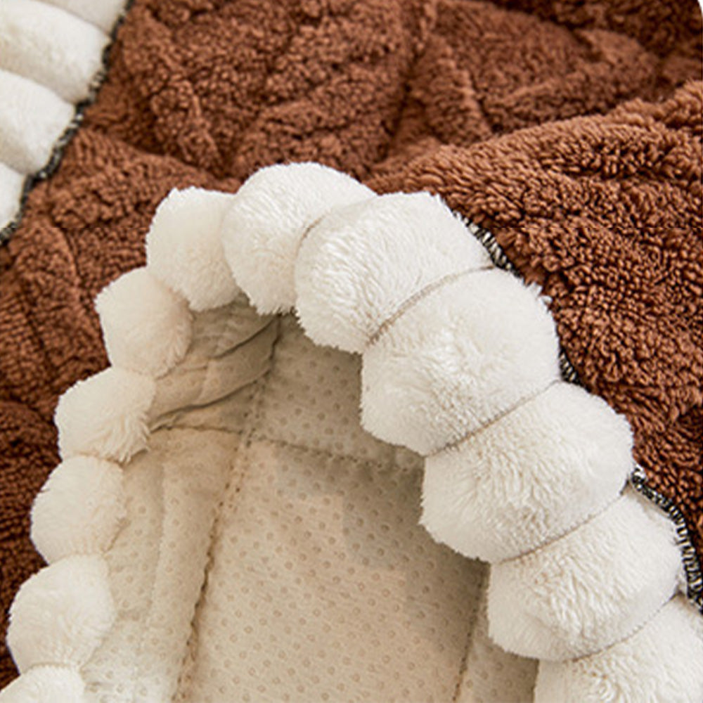 Copertura per divano antiscivolo in plaid quadrato di morbido peluche protettore per mobili