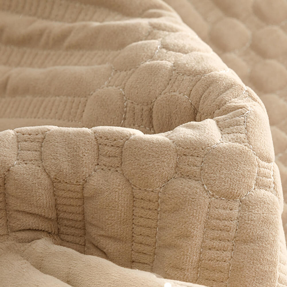 Copertura per divano calda in peluche vintage antiscivolo