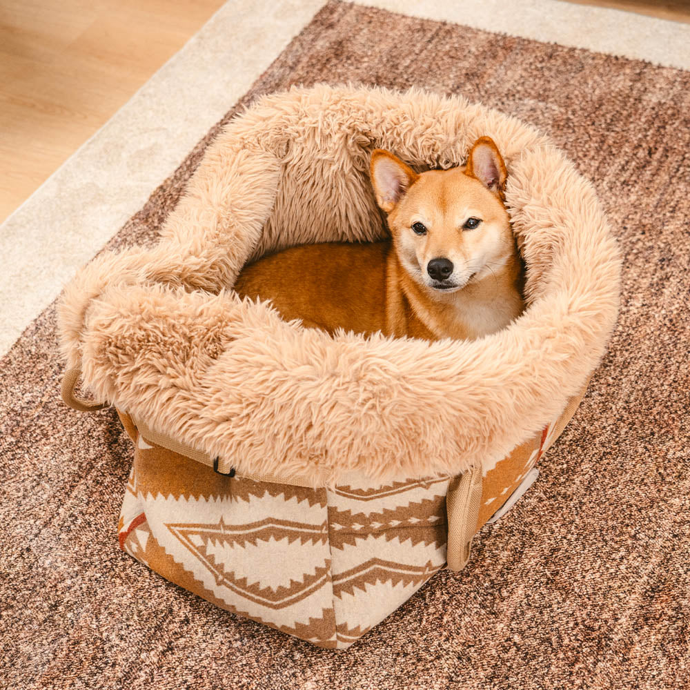 Grande Trasportino Reversibile per Animali Domestici Indie Boho e Sacco a Pelo per Cani - Wondernap
