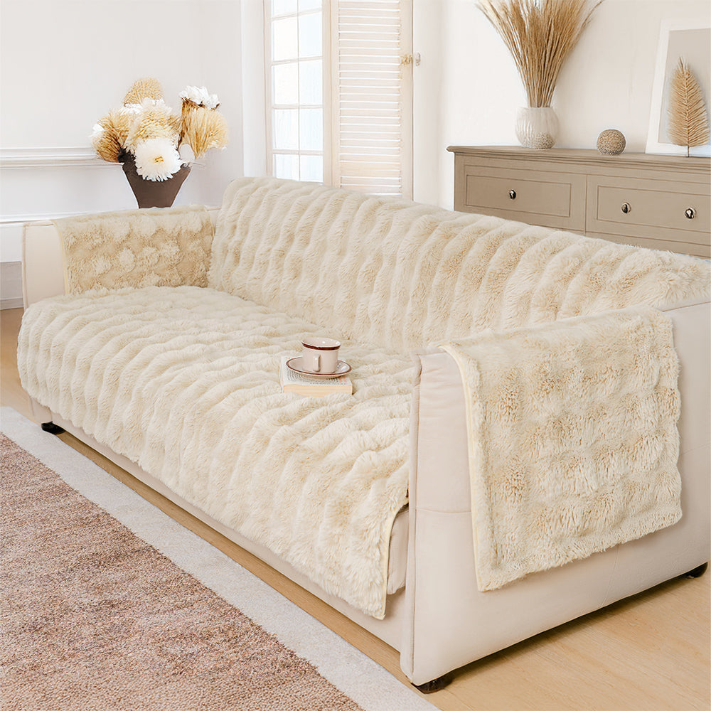 Copertura per divano impermeabile in peluche morbido protettore per mobili - EverDry