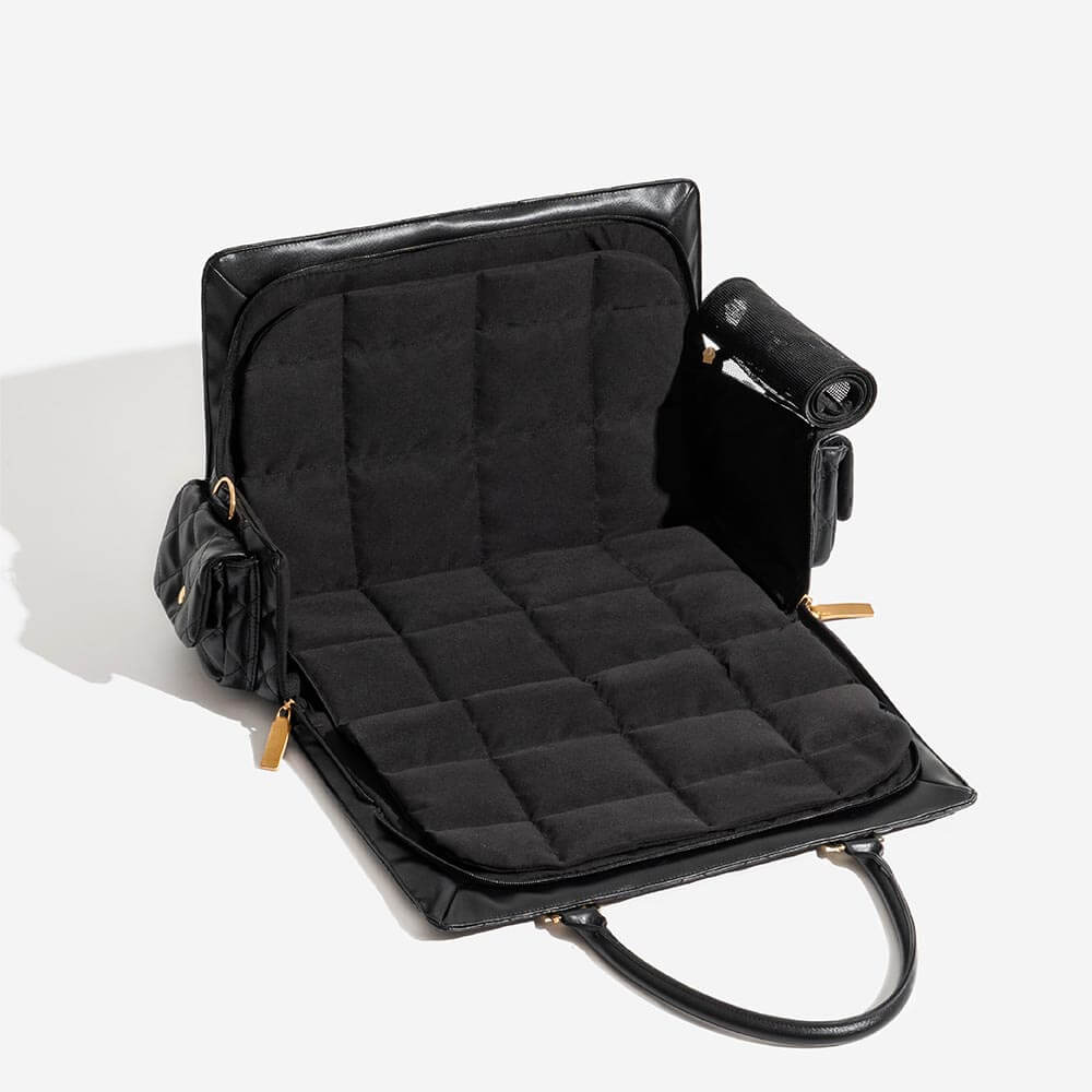 Borsa per gatti da viaggio multi-funzionale e alla moda, grande, condivisa tra umani e gatti - Coda vagabonda