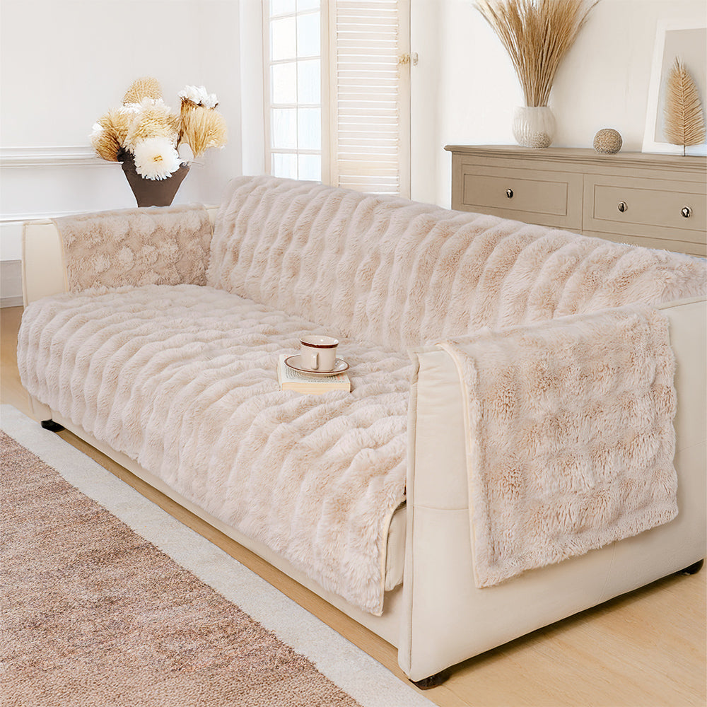 Copertura per divano impermeabile in peluche morbido protettore per mobili - EverDry