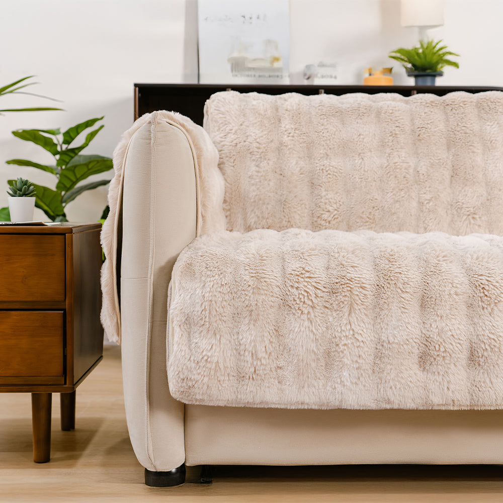 Copertura per divano impermeabile in peluche morbido protettore per mobili - EverDry