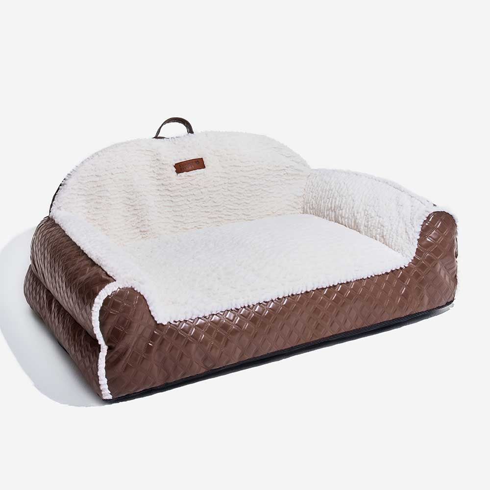 Cuscino Classico Accogliente per Cani - Divano per Cani Tipo Poltrona