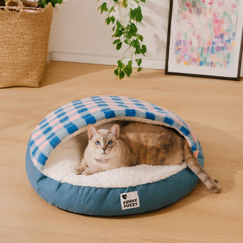 Letto rotondo per gatti ultra morbido e lavabile