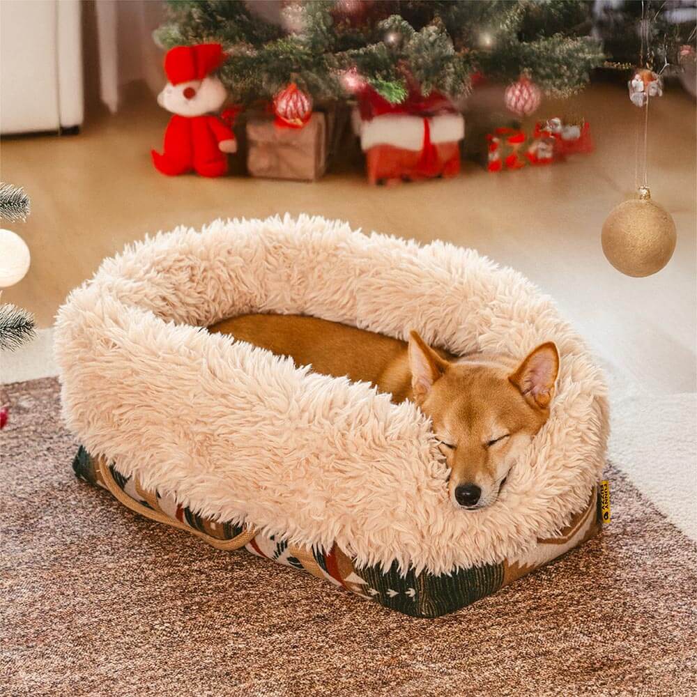 Grande Trasportino Reversibile per Animali Domestici Indie Boho e Sacco a Pelo per Cani - Wondernap