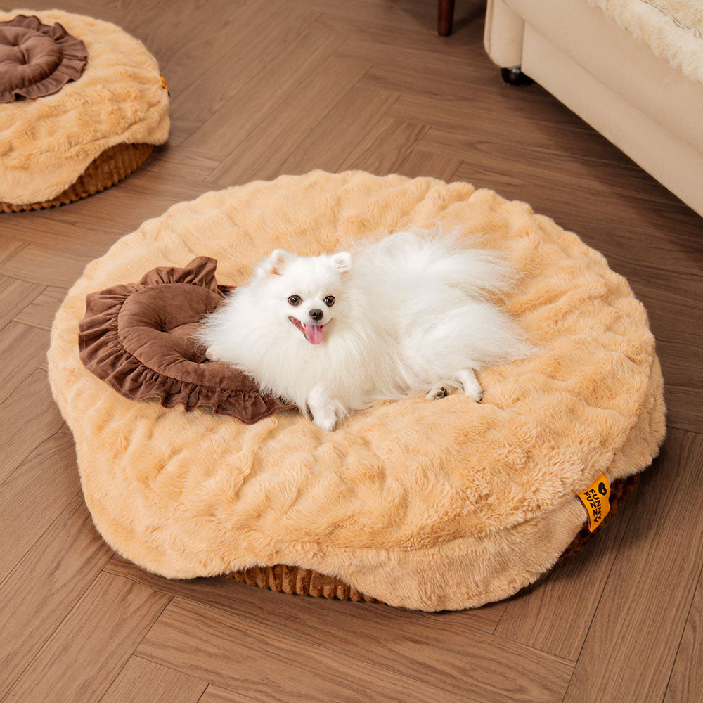 Letto ortopedico per animali domestici staccabile a forma di torta fluffy – DreamBake