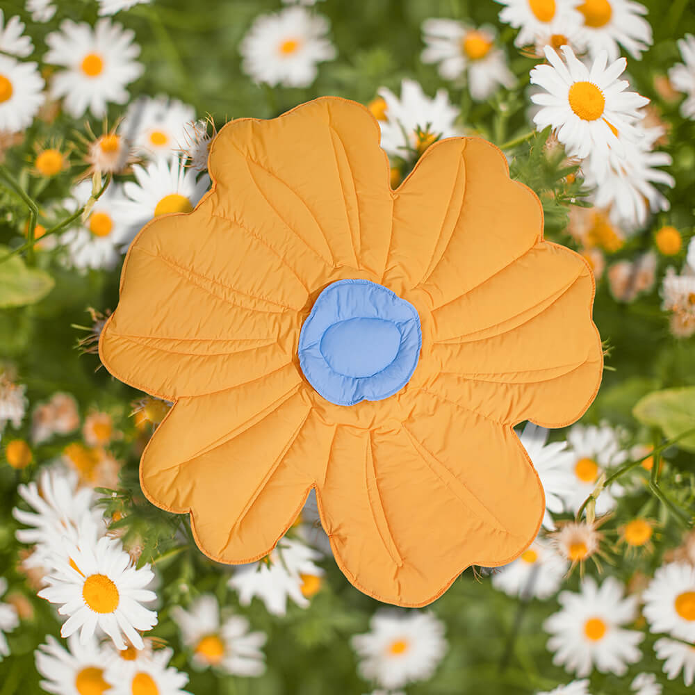 Super grande tappeto per cani a forma di fiore umano