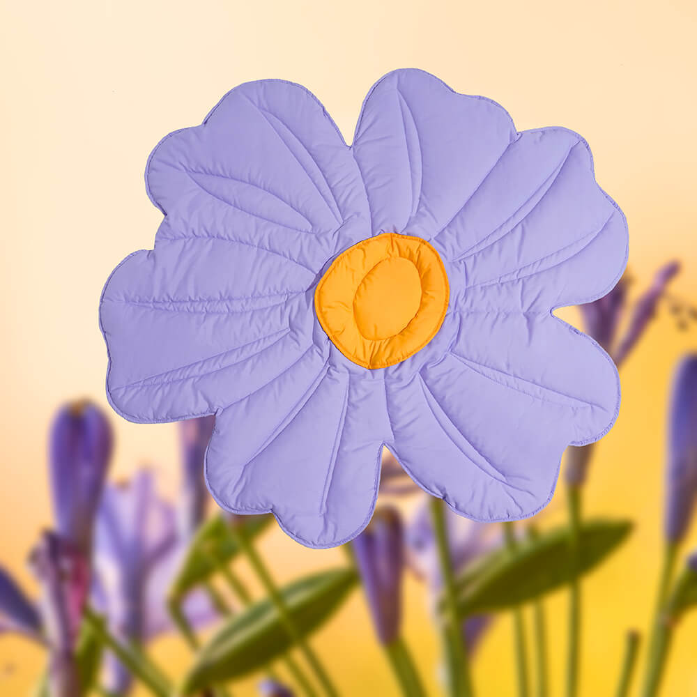 Super grande tappeto per cani a forma di fiore umano