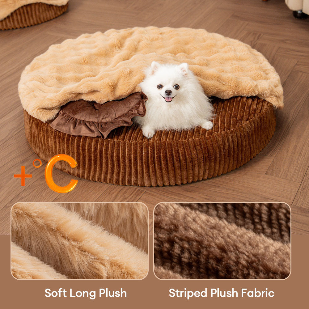 Letto ortopedico per animali domestici staccabile a forma di torta fluffy – DreamBake