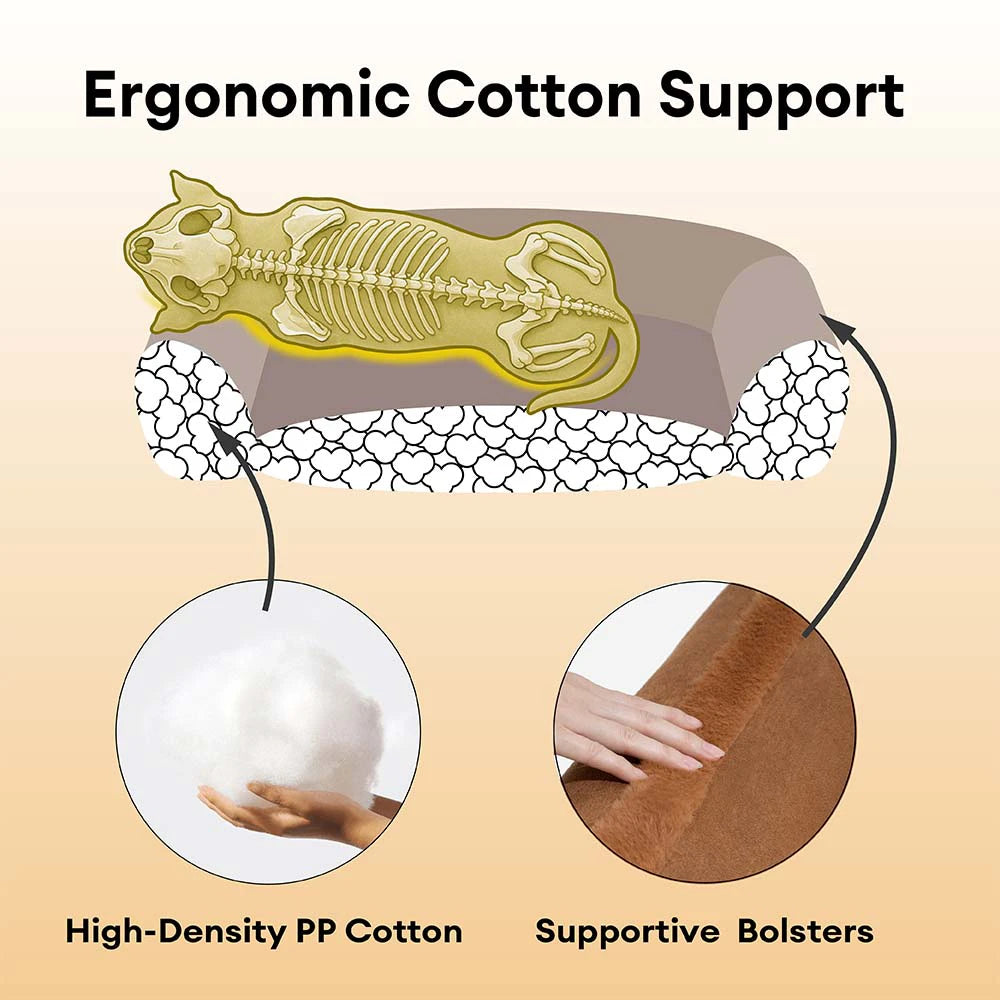 Divano per cani vintage grande accogliente e calmante