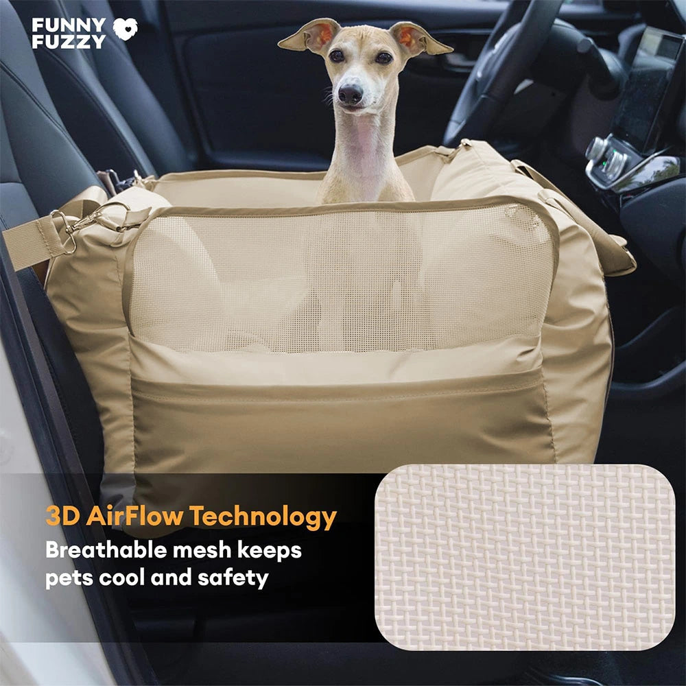Seggiolino Auto Impermeabile e Traspirante per Cani - Pup Rover