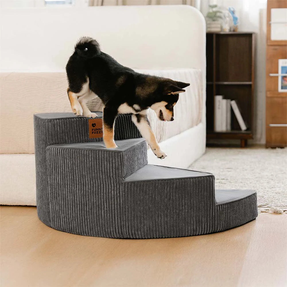 Scale per animali domestici a spirale rimovibili, amichevoli per le articolazioni in corda a coste - CreamyStep
