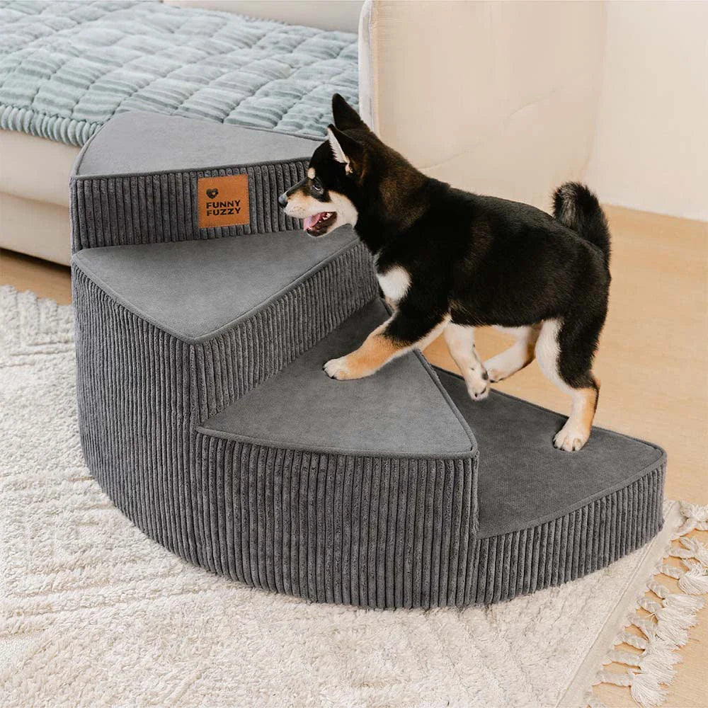 Scale per animali domestici a spirale rimovibili, amichevoli per le articolazioni in corda a coste - CreamyStep