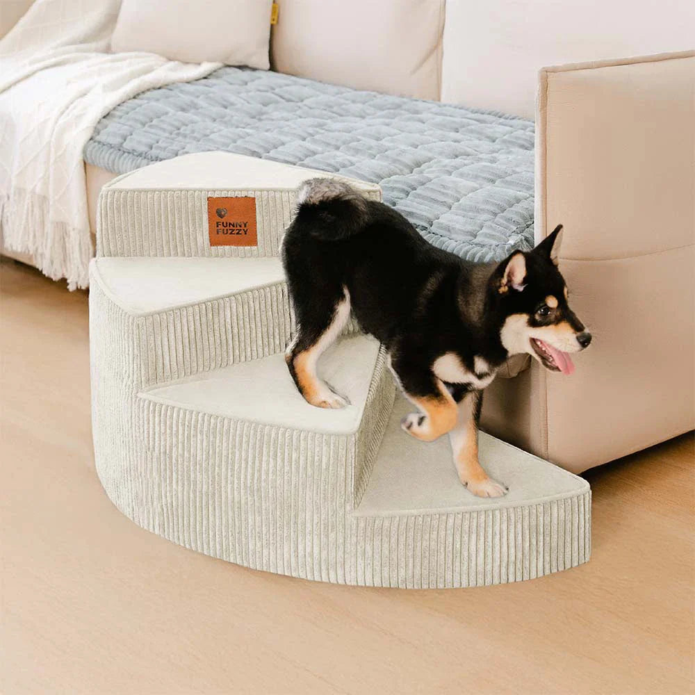 Scale per animali domestici a spirale rimovibili, amichevoli per le articolazioni in corda a coste - CreamyStep