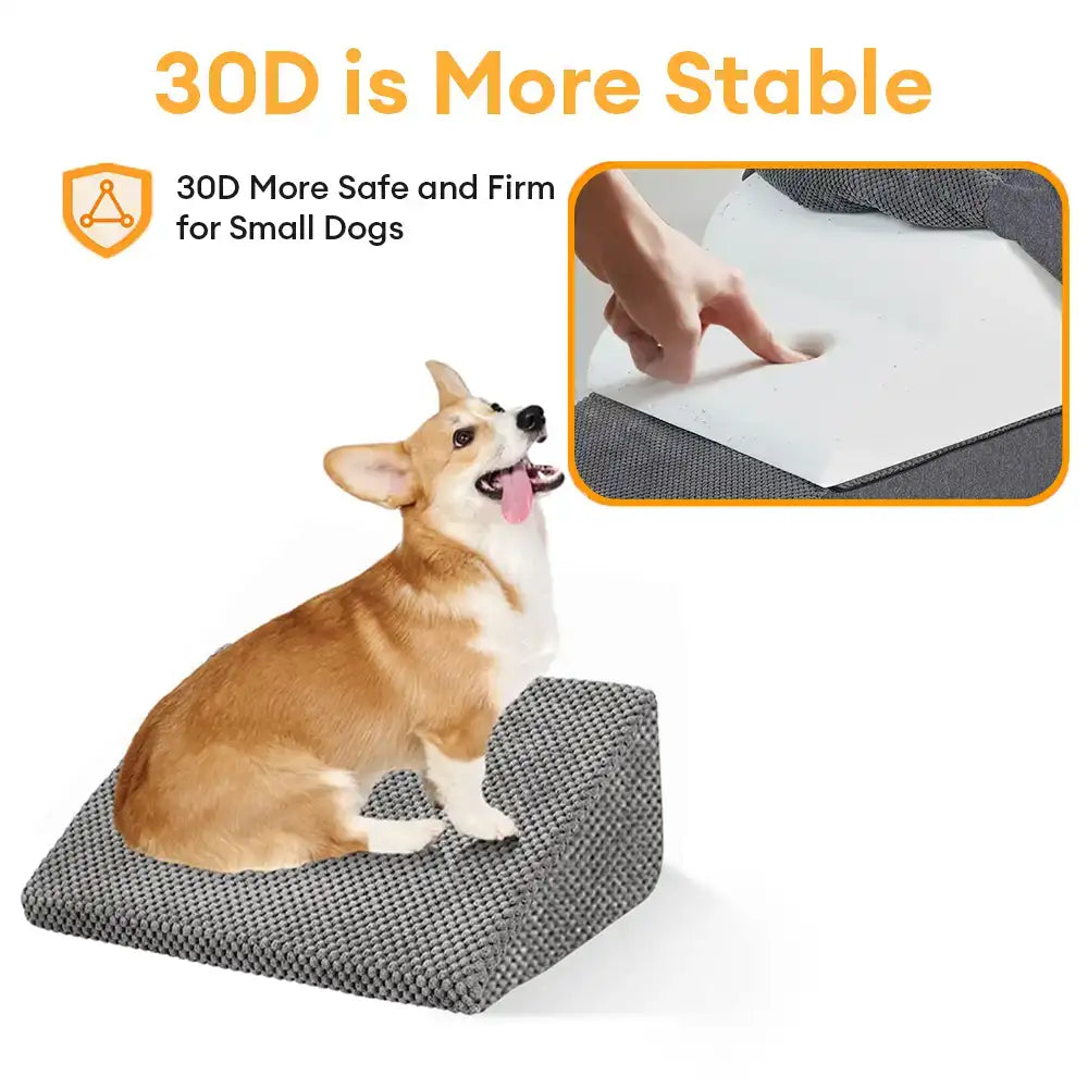 Rampe per cani in schiuma modulare con scalini per scale con velcro