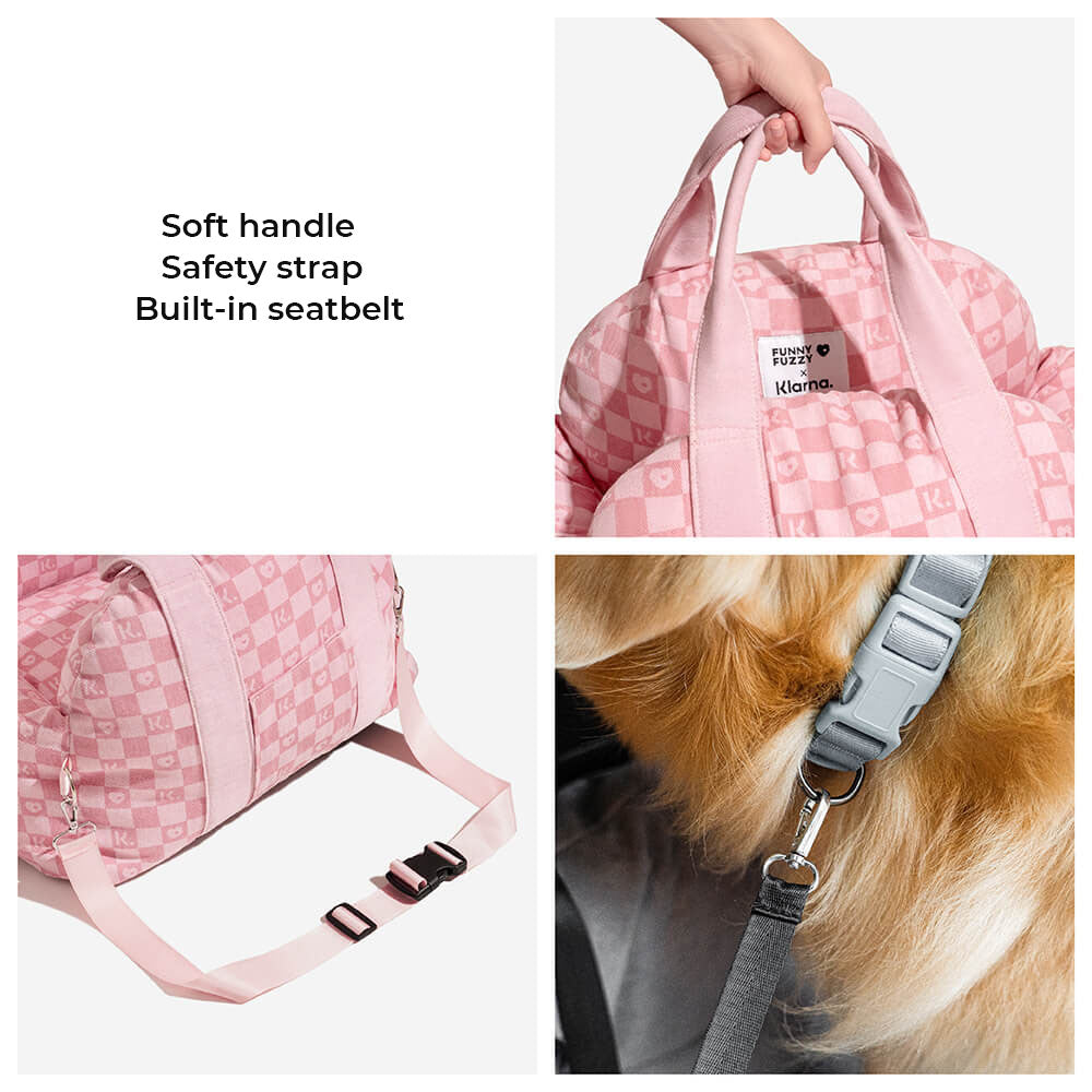FUNNYFUZZY X Klarna Viaggio Sicuro Letto per Cani di Grande Taglia da Auto