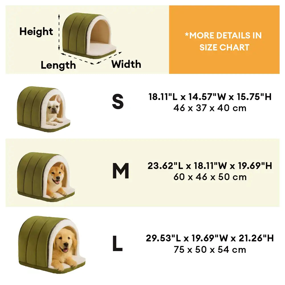 Caverna Calda e Profonda per Cani e Gatti in Stile Caverna