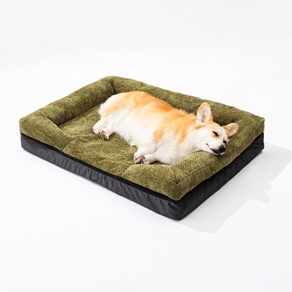 Letto per cane e gatto spazioso, accogliente, resistente, ortopedico e lavabile.