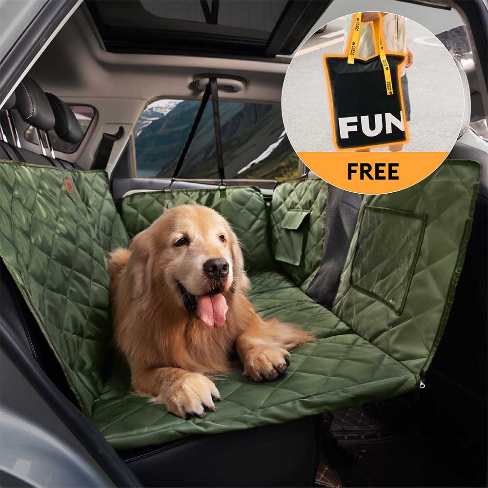 Estensore per Sedile Posteriore per Cani Extra-Large a Copertura Completa - Ideale per Viaggi e Campeggio