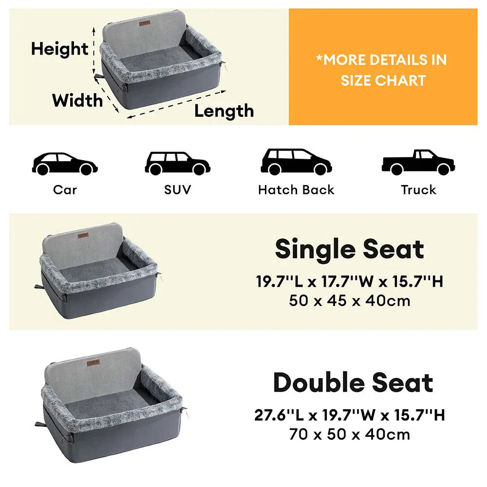 Sicurezza in viaggio: lettino dog car all-season BaseCamp