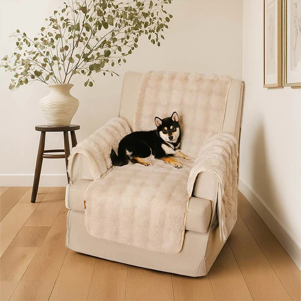 Copertura per divano impermeabile in peluche morbido protettore per mobili - EverDry