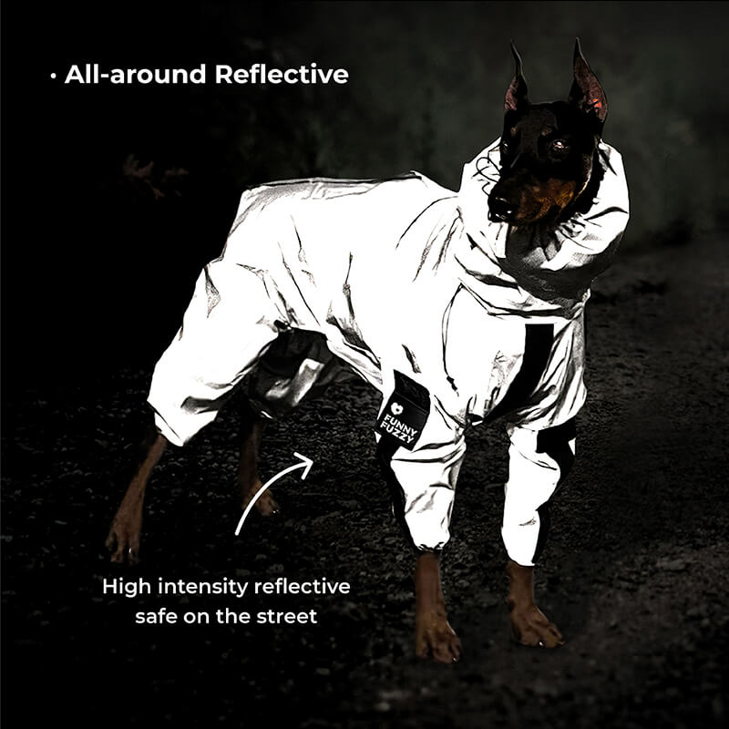 Accessori per cani riflettenti, impermeabili e per tutte le condizioni atmosferiche, giacca antipioggia.