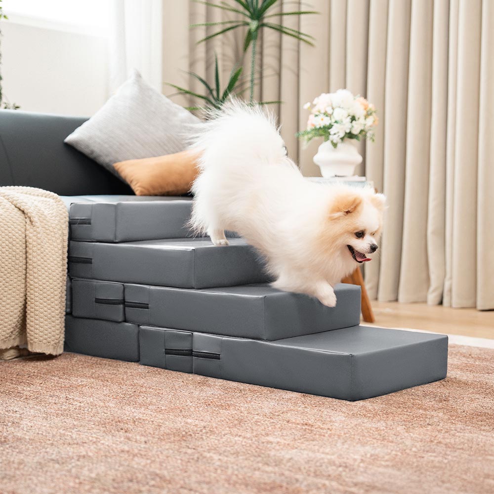 Scala per animali domestici modulare multi-livello in PU impermeabile e lavabile