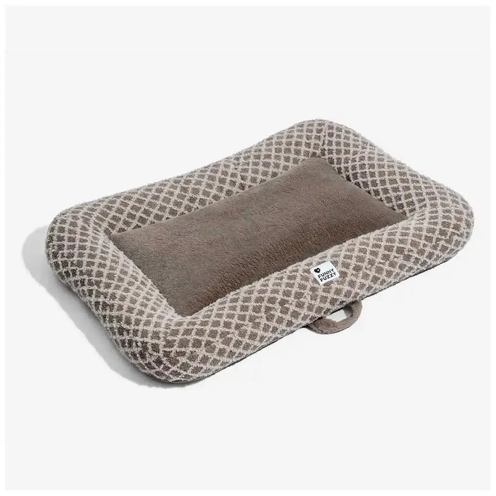 Tappetino per animali domestici in peluche multiuso double face a quadri a diamante - ComfyEase
