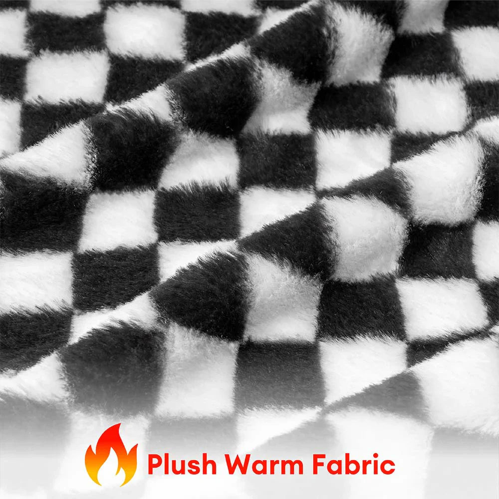 Letto ortopedico per cani lavabile spesso e soffice a scacchi - CheckMate