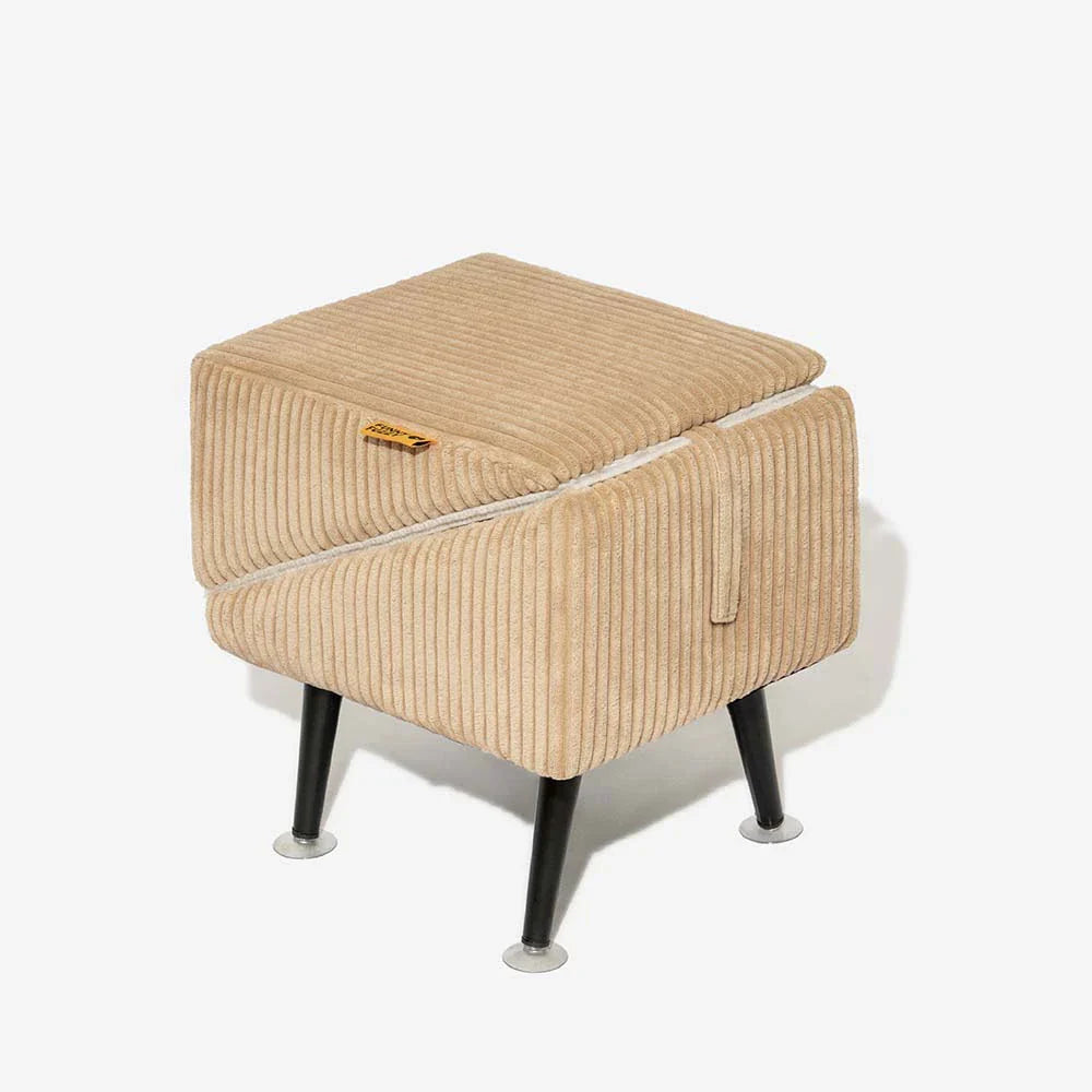 Rampa per animali domestici in velluto a coste rinforzata in lega 3 in 1 e sgabello laterale - StepSure