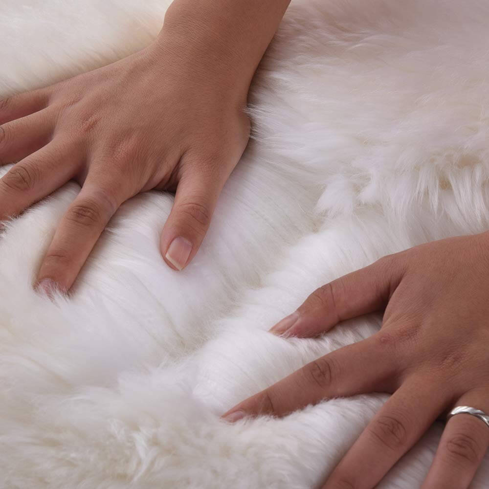 Tappeto in cashmere irregolare morbido e lungo in peluche - Comfort accogliente per la tua casa