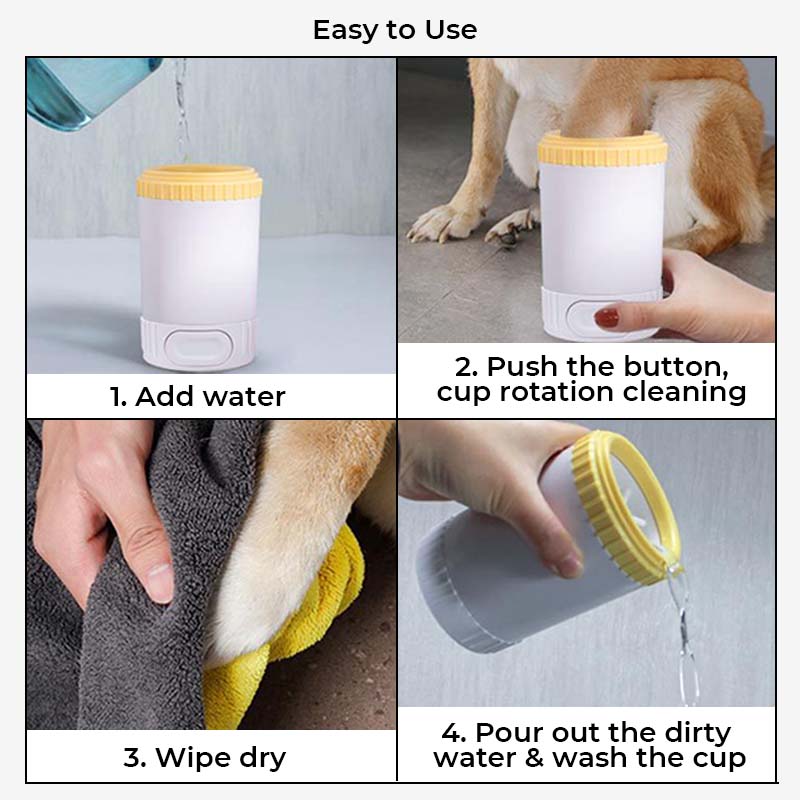 Pulitore Portatile per Zampe di Cane
