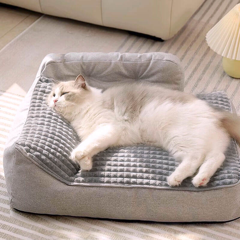 Cuscino per gatti e cani grande e spessito, lavabile, per tutte le stagioni