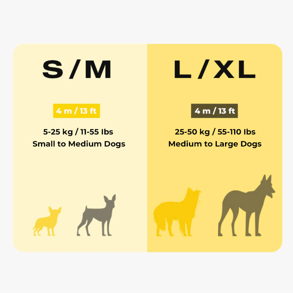 Leash retrattile automatica a prova di esplosione per cani di taglia media e grande