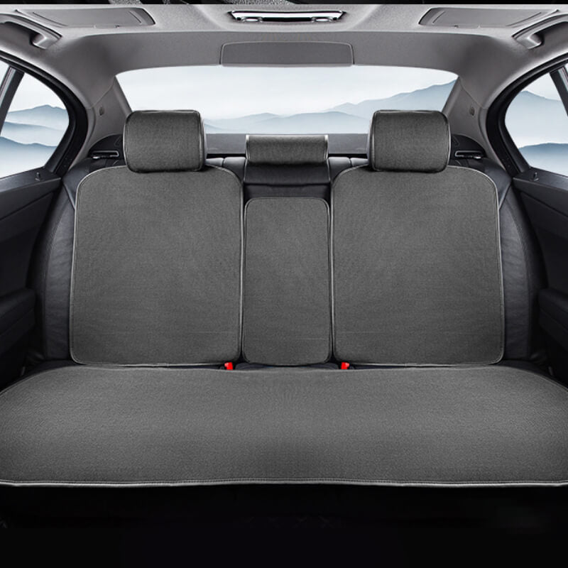 Copertura del sedile anteriore dell'auto in chenille, anti-graffio, traspirante, set completo di protezione