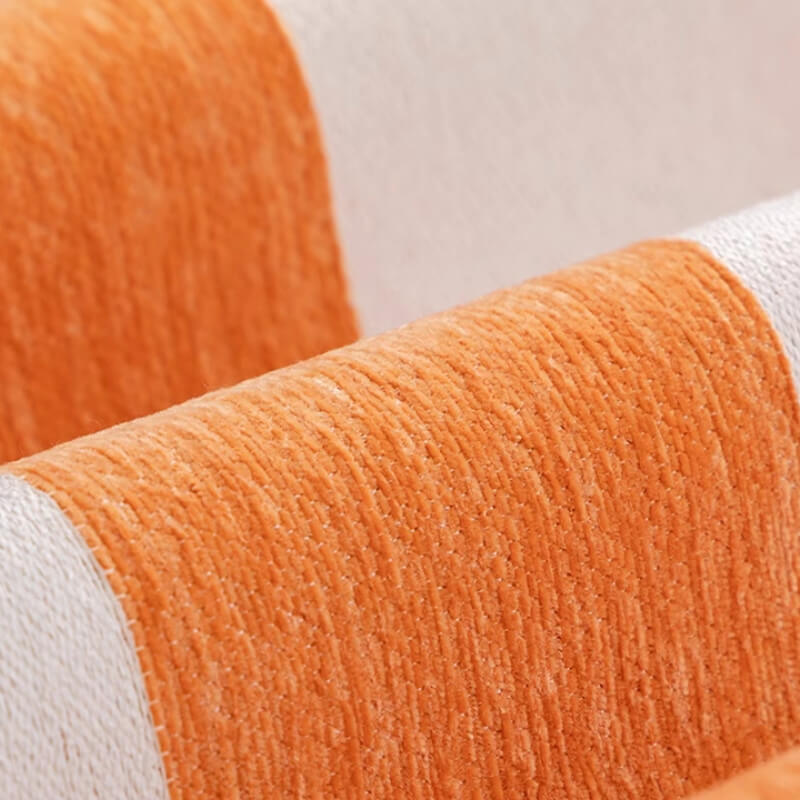 Copertura per divano in chenille irregolare nera classica, anti graffio e antiscivolo
