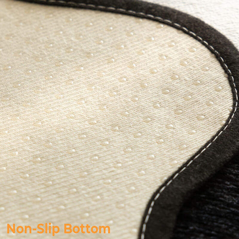 Copertura per divano in chenille irregolare nera classica, anti graffio e antiscivolo