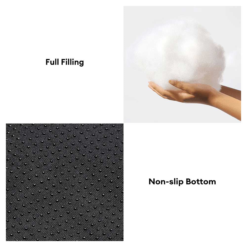 Letto per cani a ciambella in plush jacquard classico - Snuggle Den