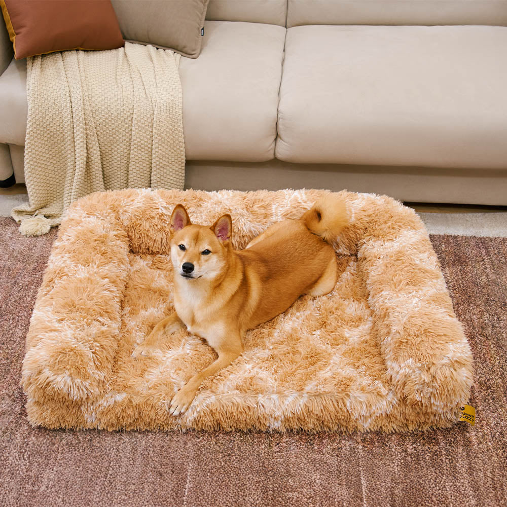 Divano Letto Ortopedico per Cani a Cuscino Classico a Quadri - Comfort Accogliente