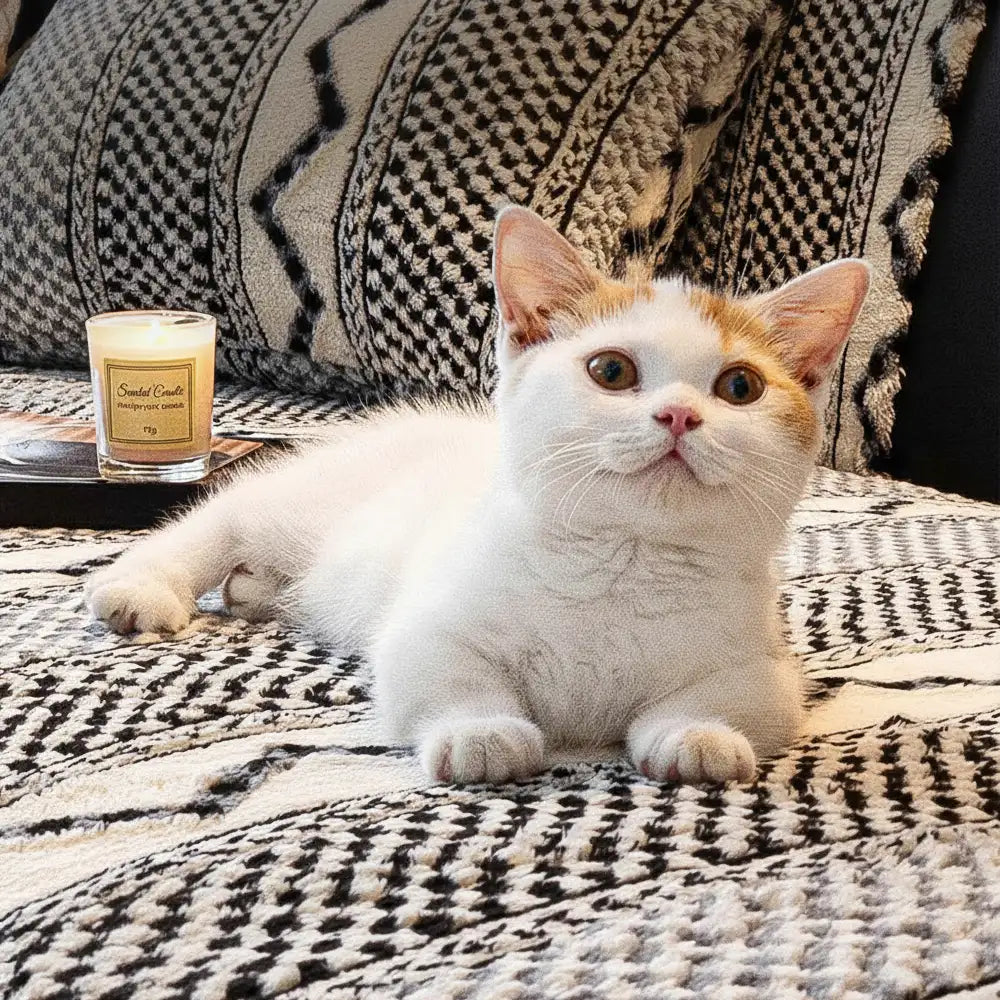 Copertura per divano classica in plaid, resistente ai graffi, comoda e antiscivolo.