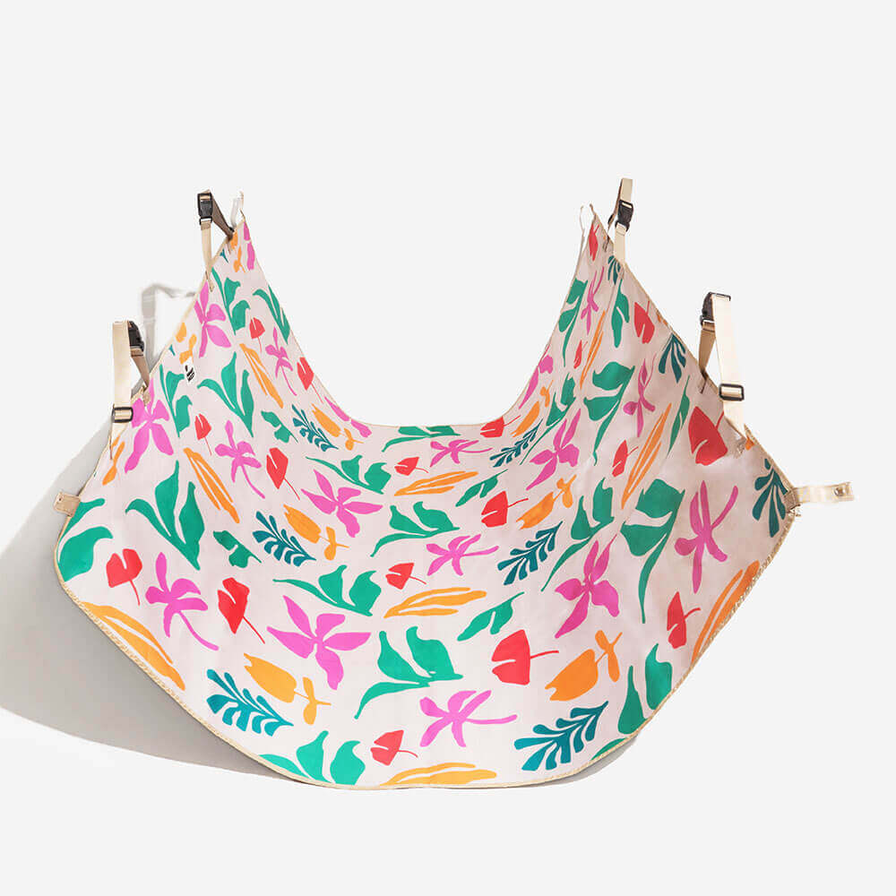 Stile tropicale - Copertura per sedile posteriore impermeabile per picnic e auto 2 in 1