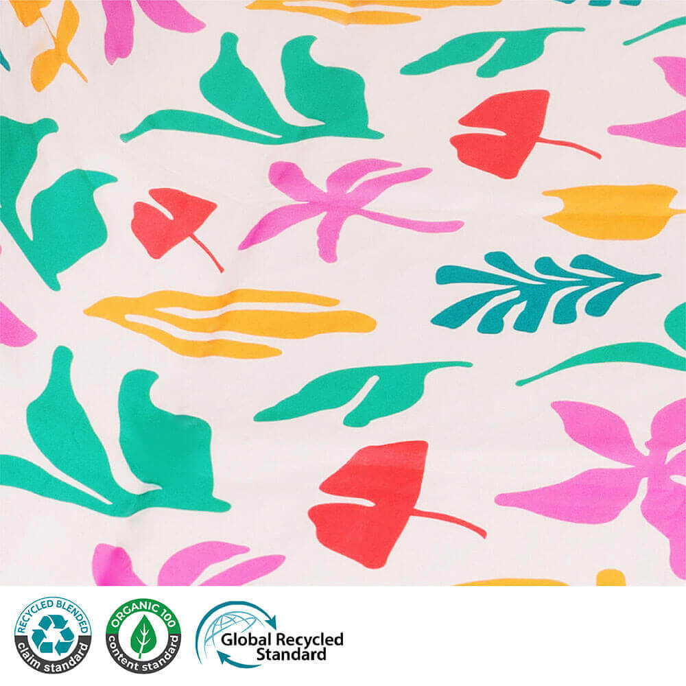Stile tropicale - Copertura per sedile posteriore impermeabile per picnic e auto 2 in 1