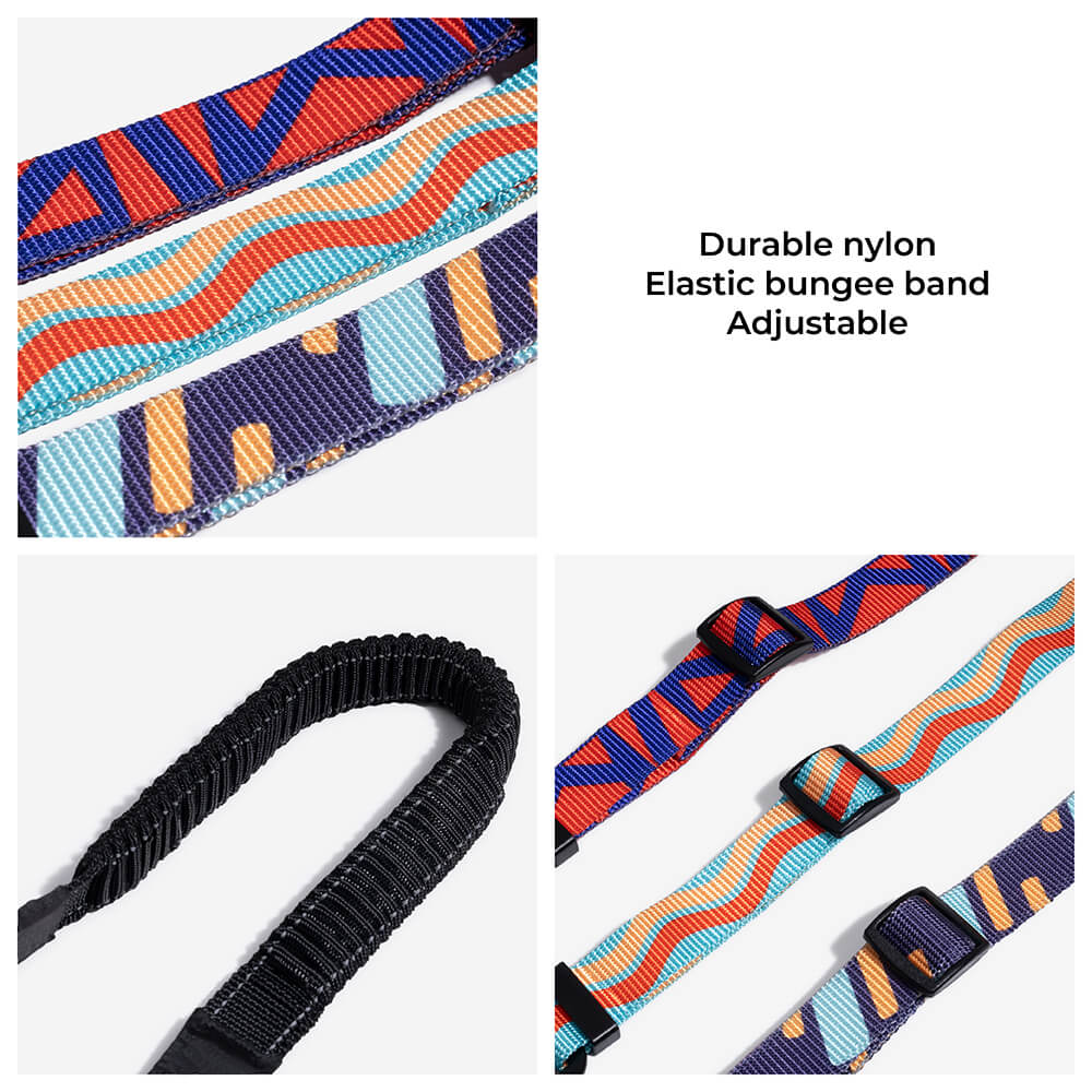 Accessori per cani colorati e regolabili, cintura di sicurezza per auto.