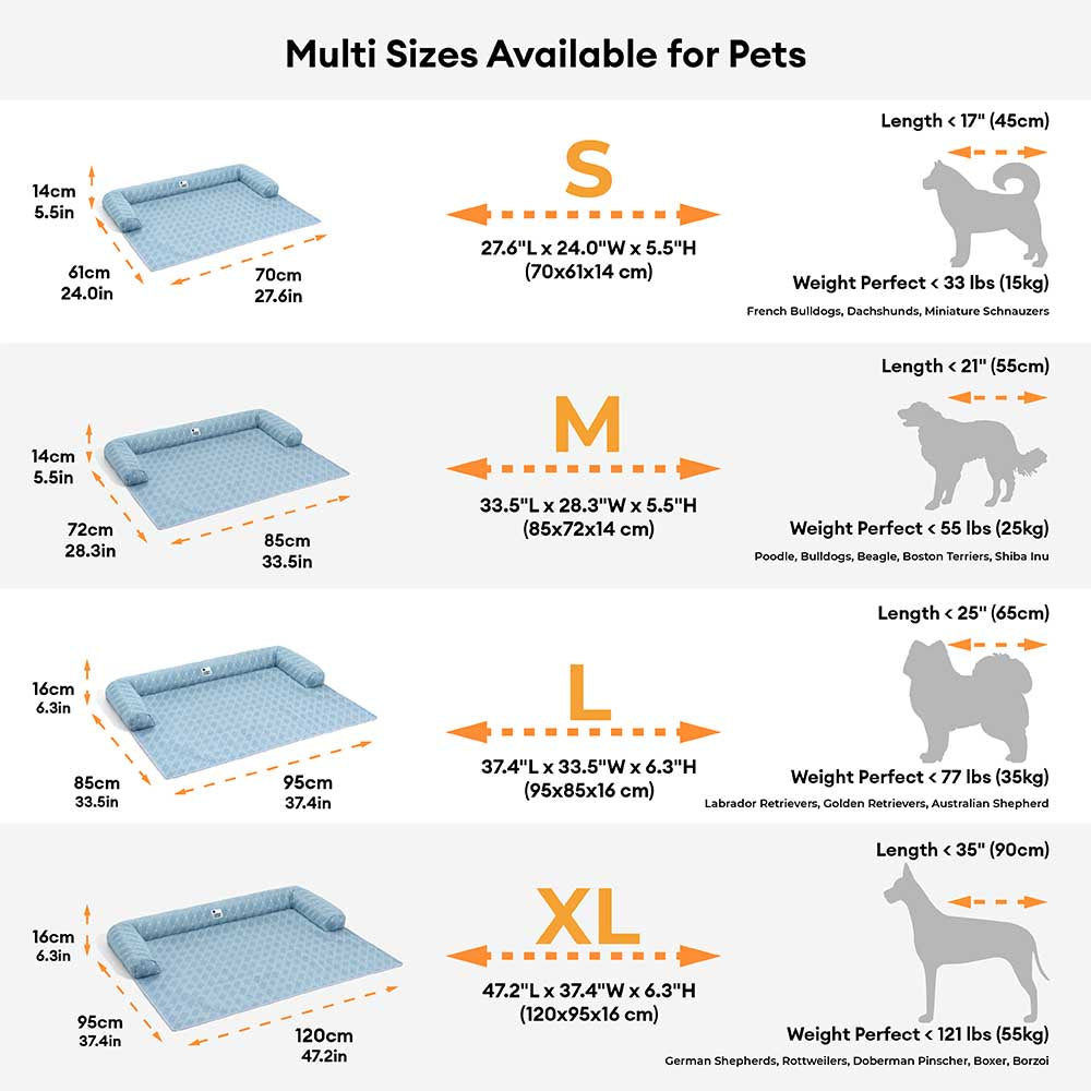Copertura per Divano per Cani con Cuscino Antiscivolo e Raffreddamento - Chill Guard